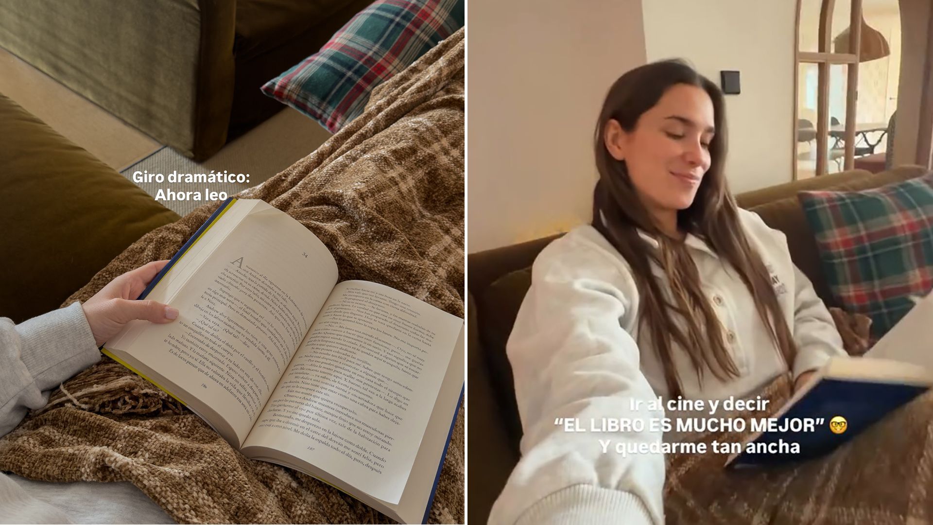 María Pombo revela que ha empezado a dedicar tiempo a la lectura