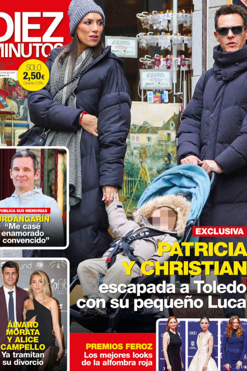 Patricia Pardo y Christian Gálvez, de escapada romántica y familiar