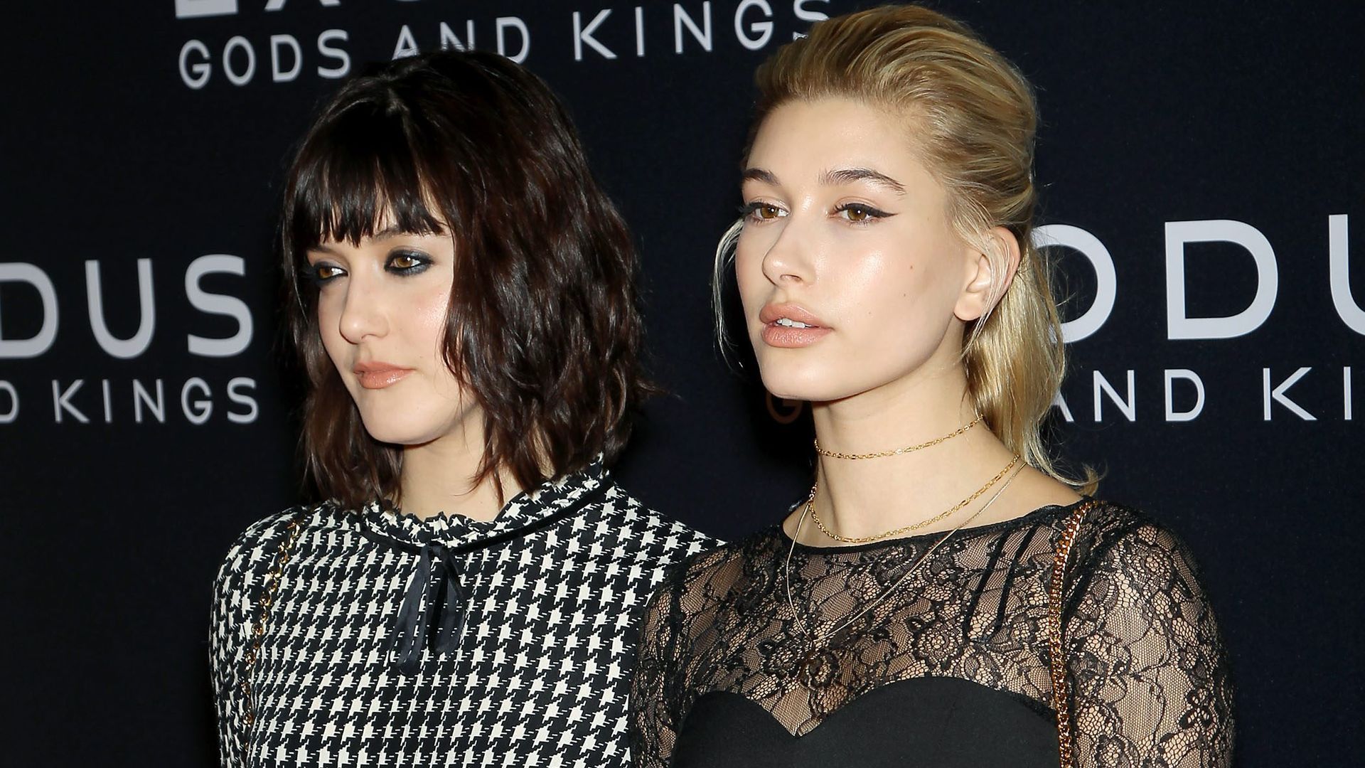 Alaia Baldwin y Hailey Bieber