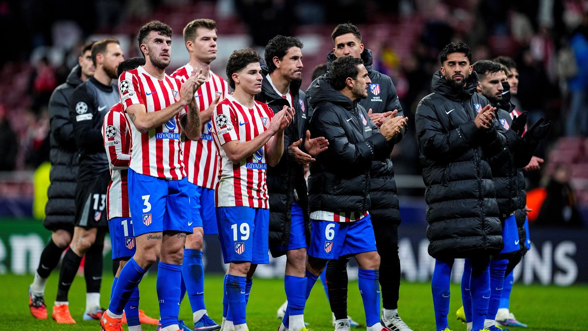 El Atlético de Madrid después del partido de Champions contra el Bodo/Glimt El Atlético de Madrid después del partido de Champions contra el Bodo/Glimt
