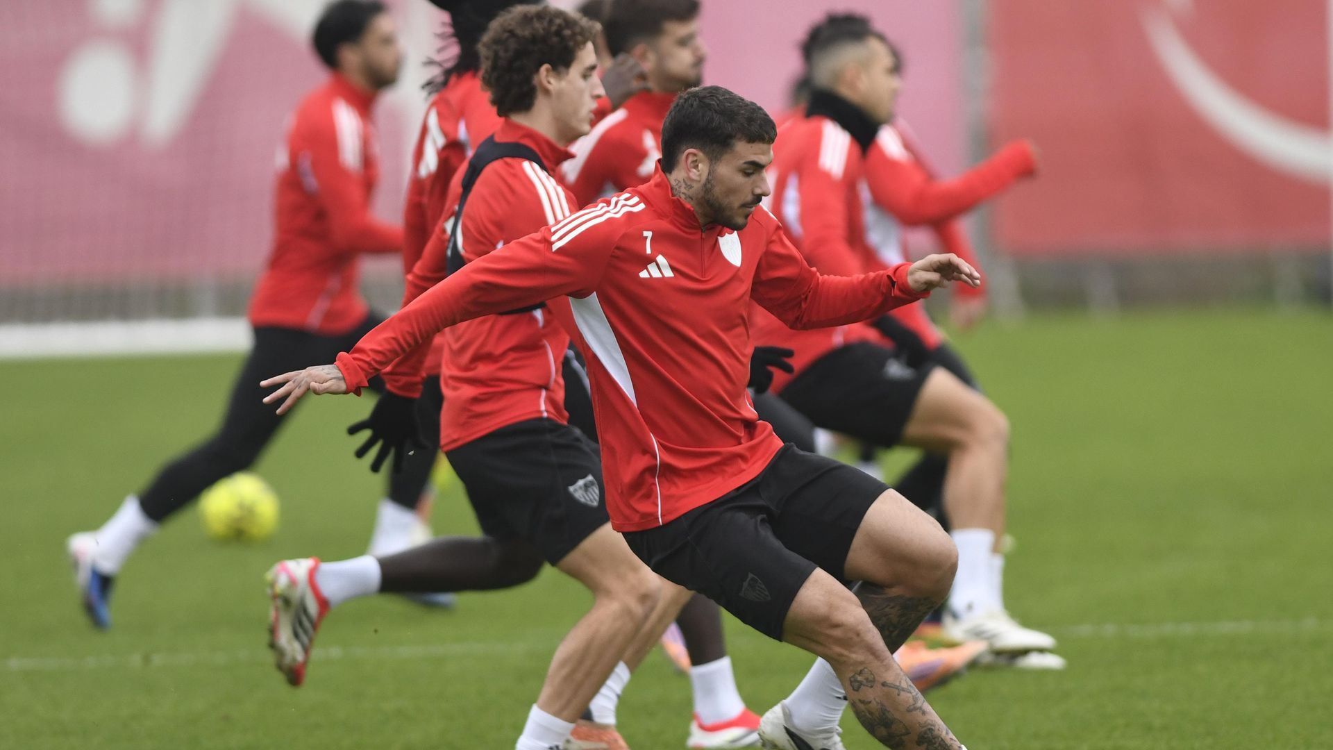 Entrenamiento del Sevilla