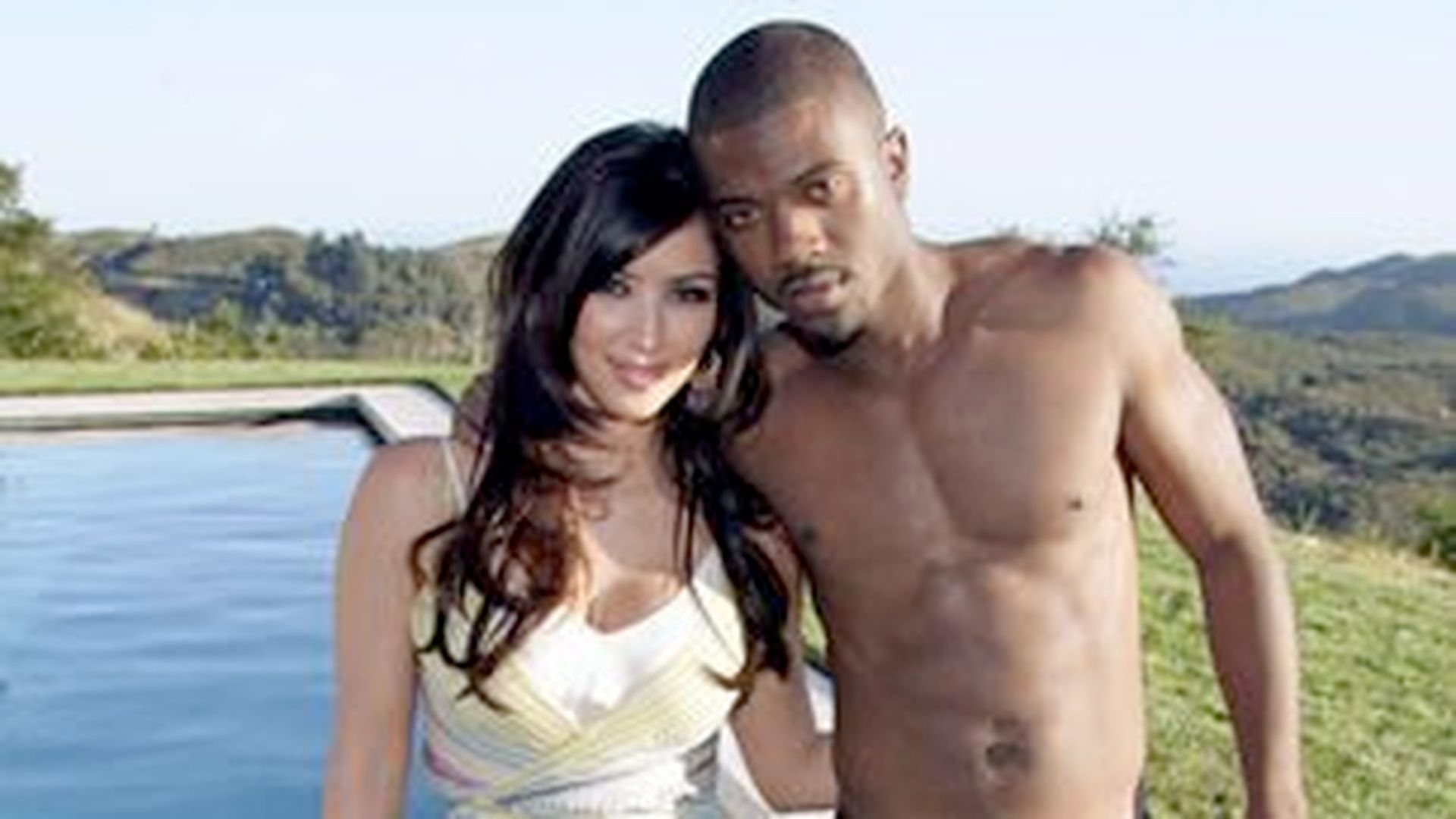 Kim Kardashian y Ray J en una imagen de archivo