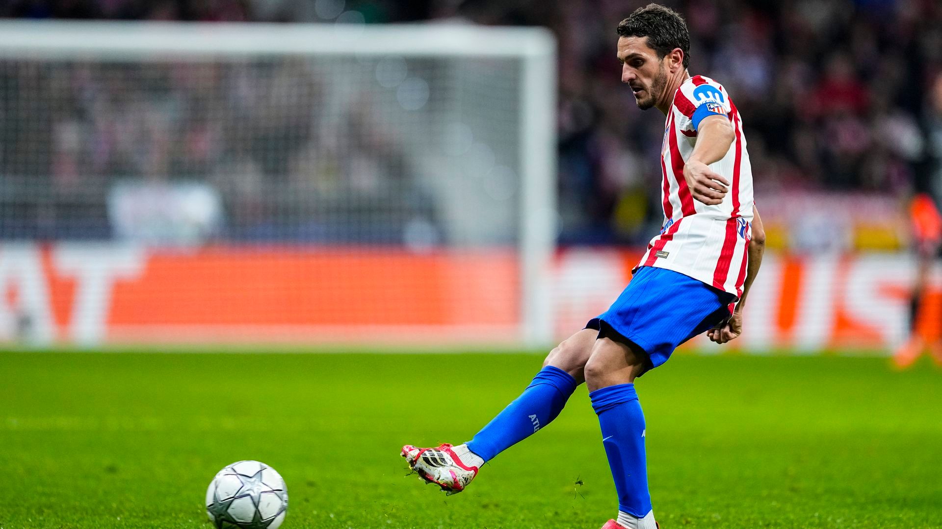 Koke jugando en Champions League