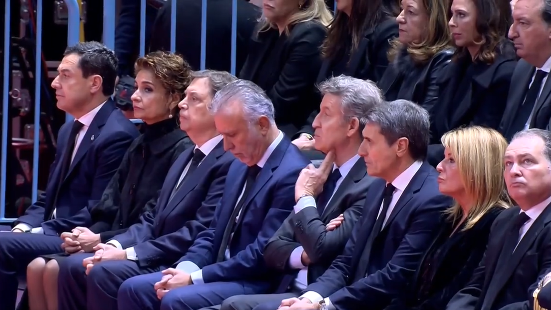 Los políticos que han estado presente en la misa funeral por Adamuz.