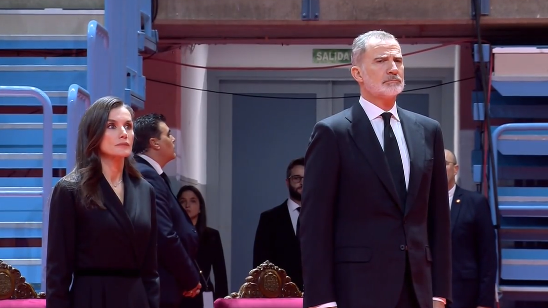Los reyes Doña Letizia y Felipe VI están presentes en la misa.