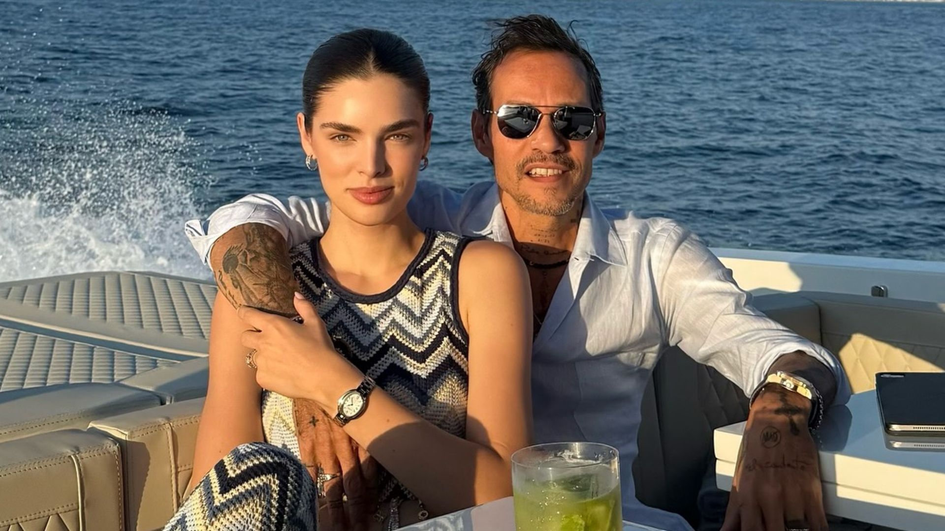 Marc Anthony y Nadia Ferreira Marc Anthony y Nadia Ferreira