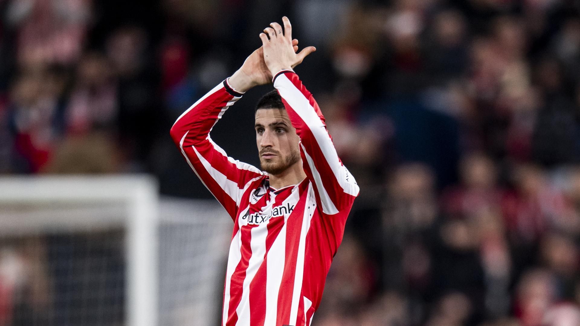 Oihan Sancet se va lesionado en Champions en San Mamés