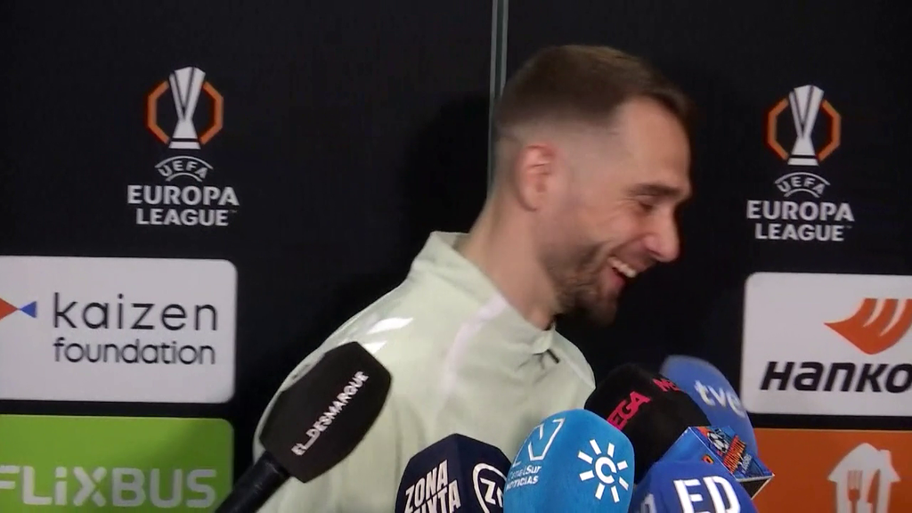 La broma de Pau López sobre su mejor partido en el Betis