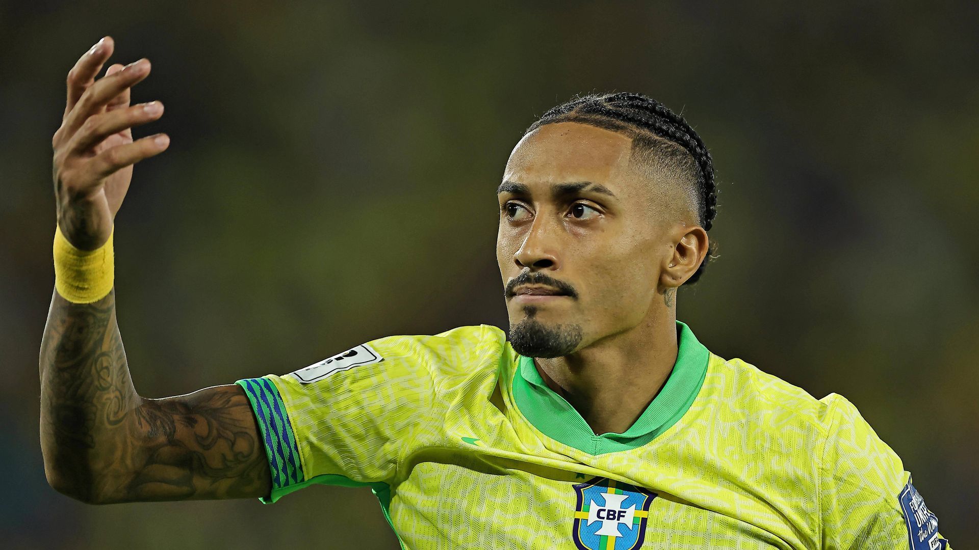 Raphinha con la Selección Brasileña