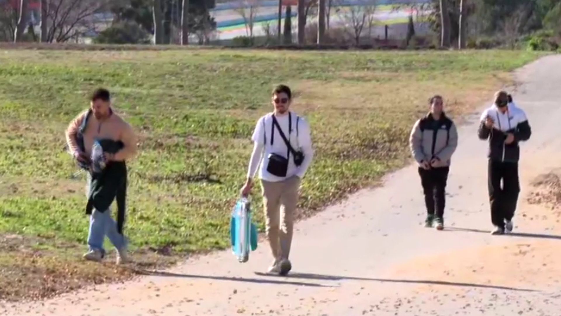 Aficionados de Fernando Alonso, en Montmeló