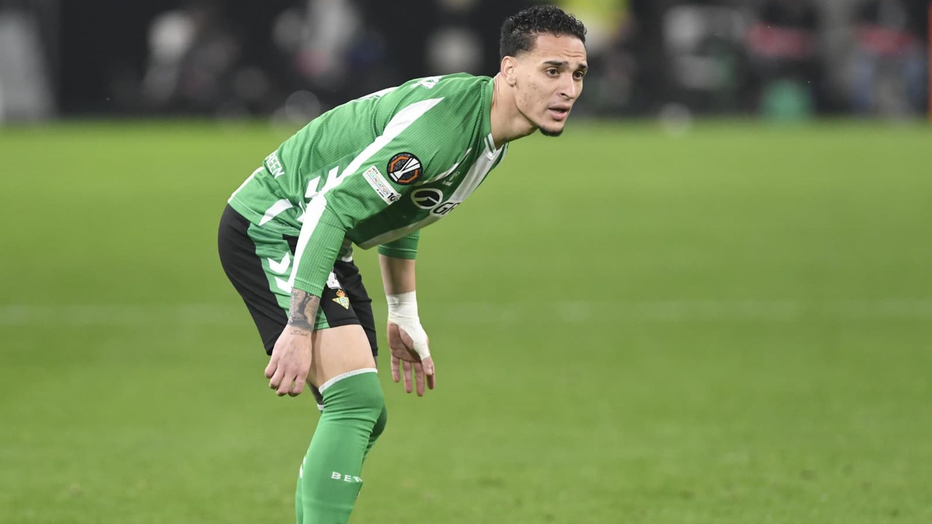 Antony, en el Betis-Feyenoord Antony, en el Betis-Feyenoord