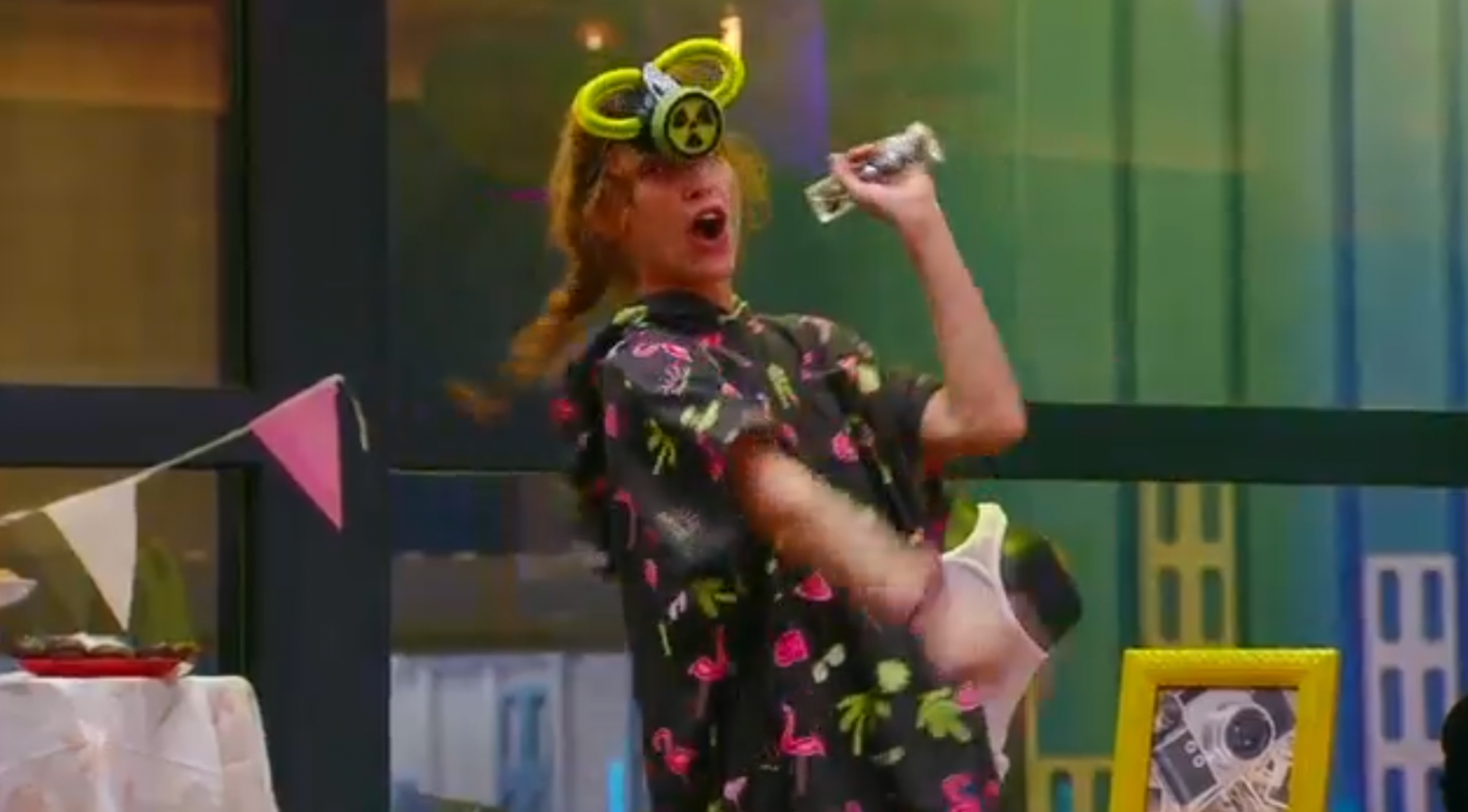 Cristina en la fiesta