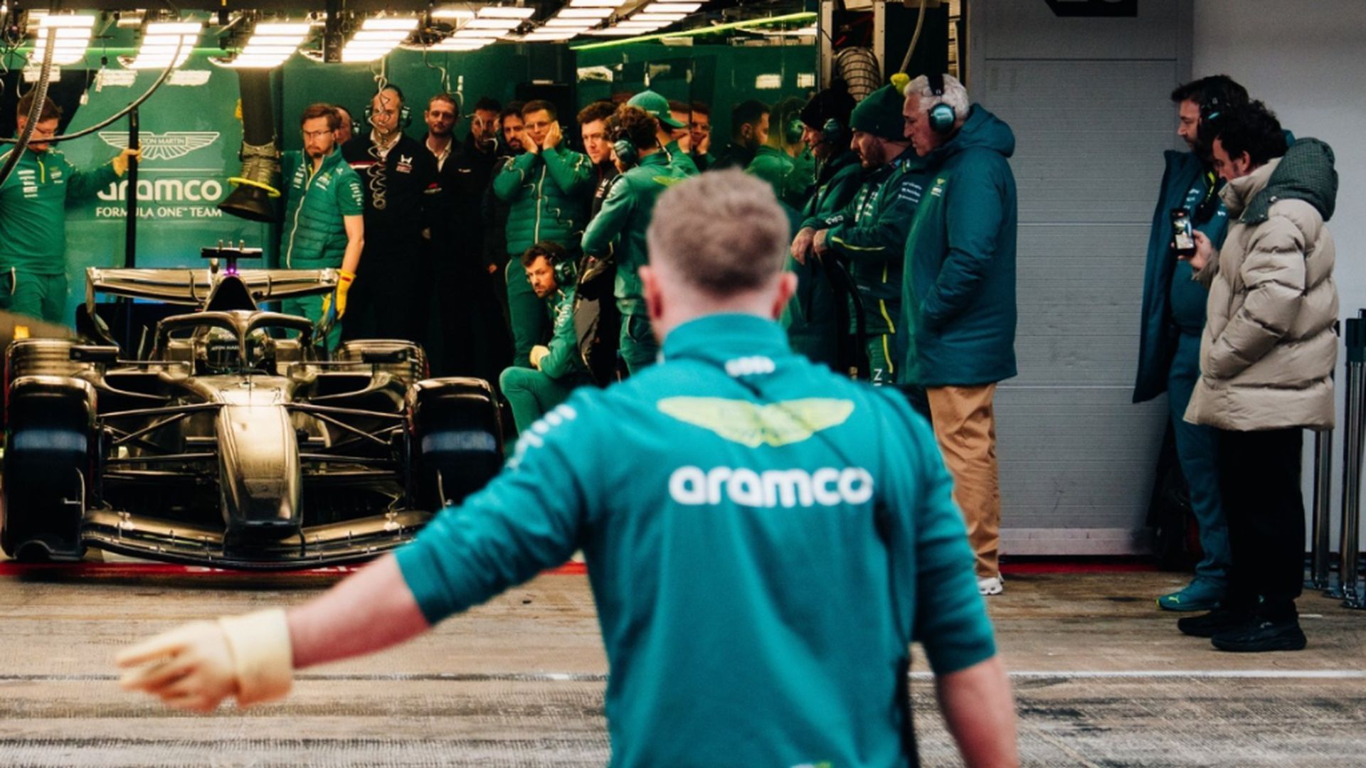 El AMR26, en Montmeló