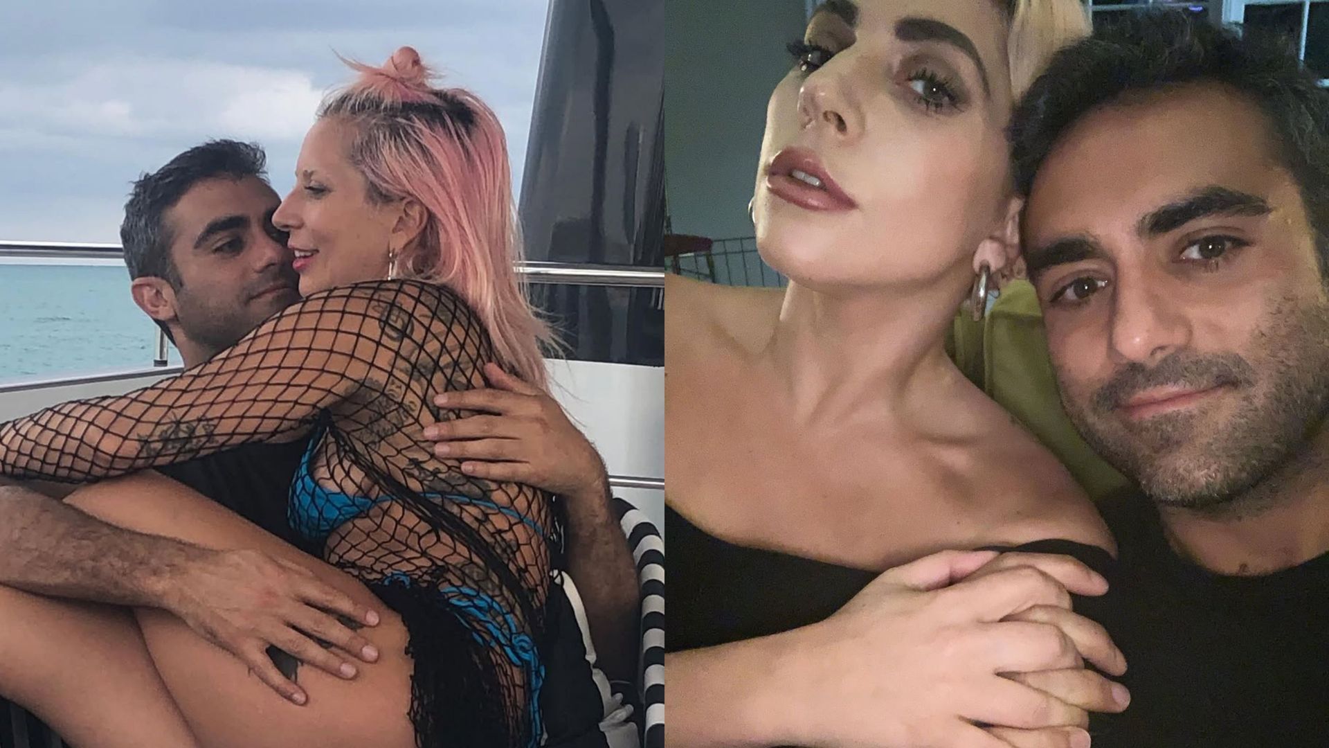 Lady Gaga y Michael, en dos momentos distintos de su relación