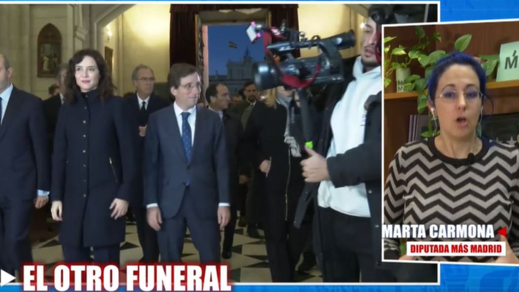 Más Madrid acusa a Ayuso de llamar el protagonismo al contraprogramar otro funeral en La Almudena: "Quería conseguir focos"