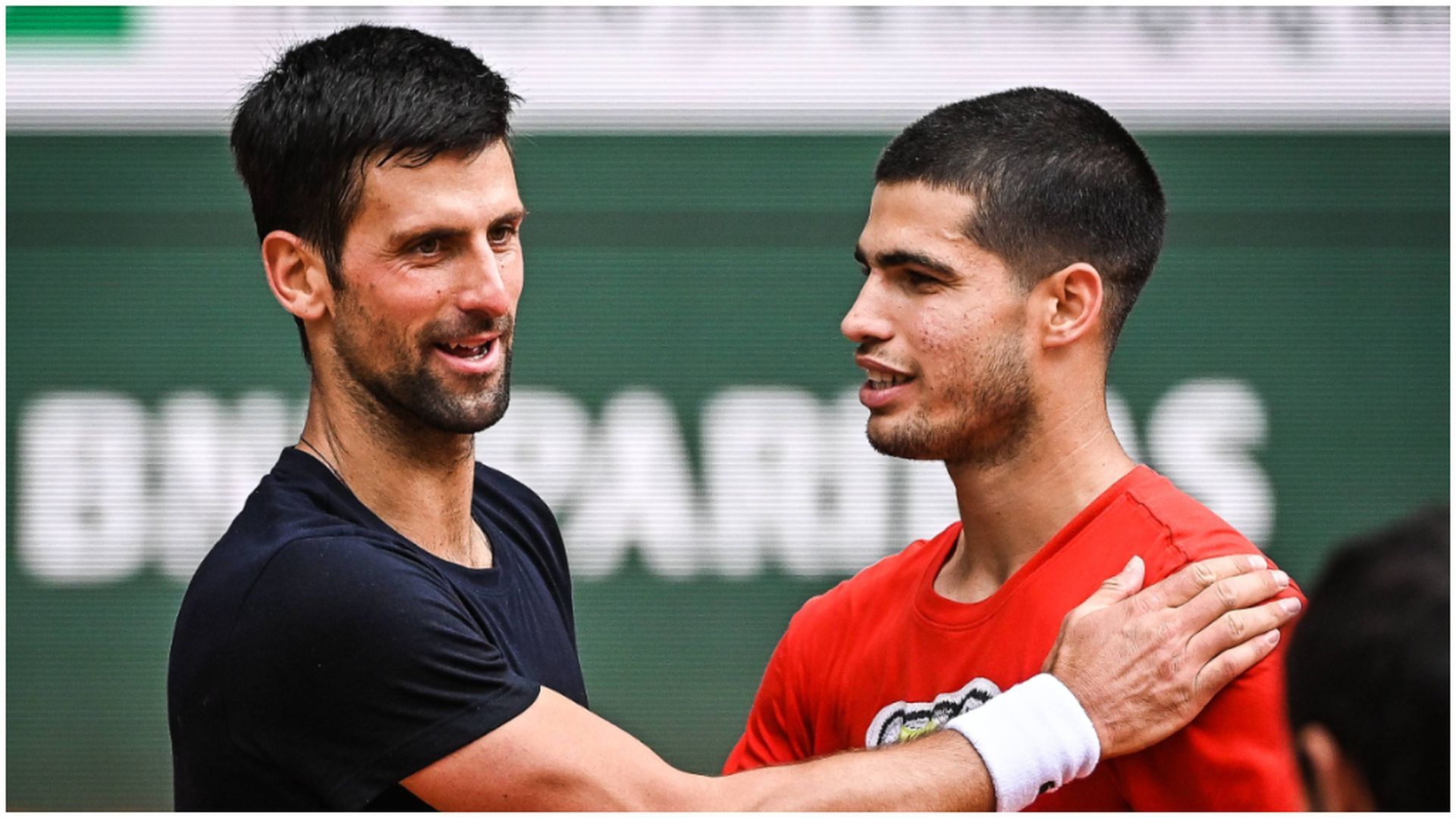 Novak Djokovic y Carlos Alcaraz