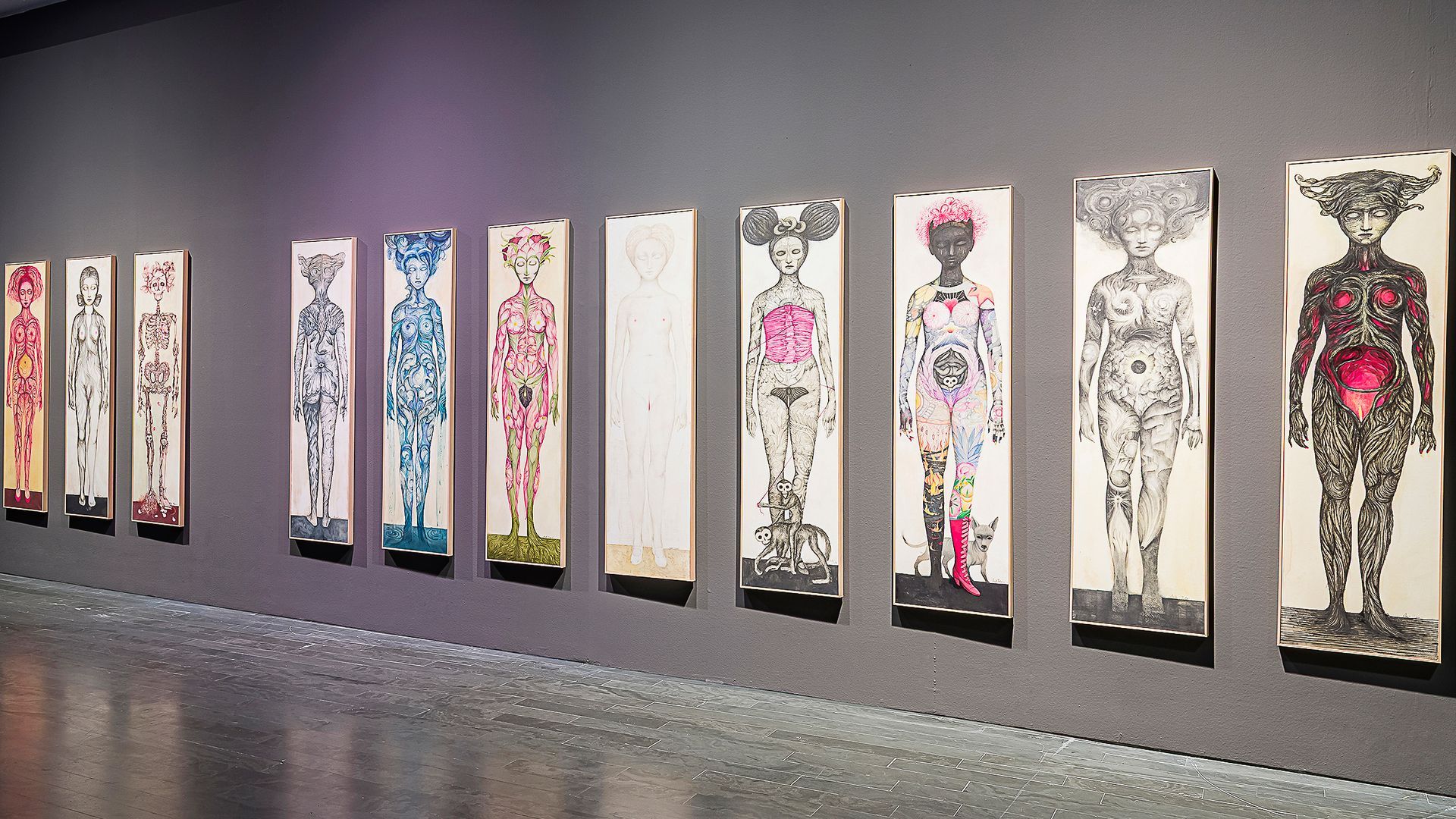 Obra sobre el cuerpo y sus cicatrices, de Ana Juan