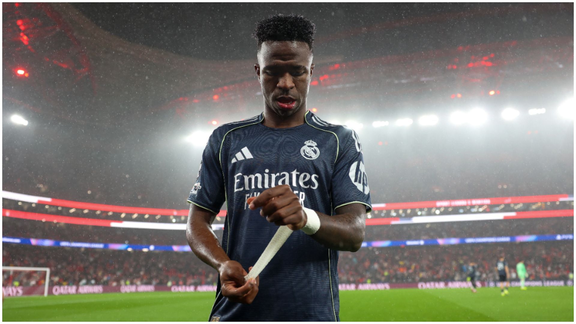 Vinicius, durante el Benfica - Real Madrid Vinicius, durante el Benfica - Real Madrid
