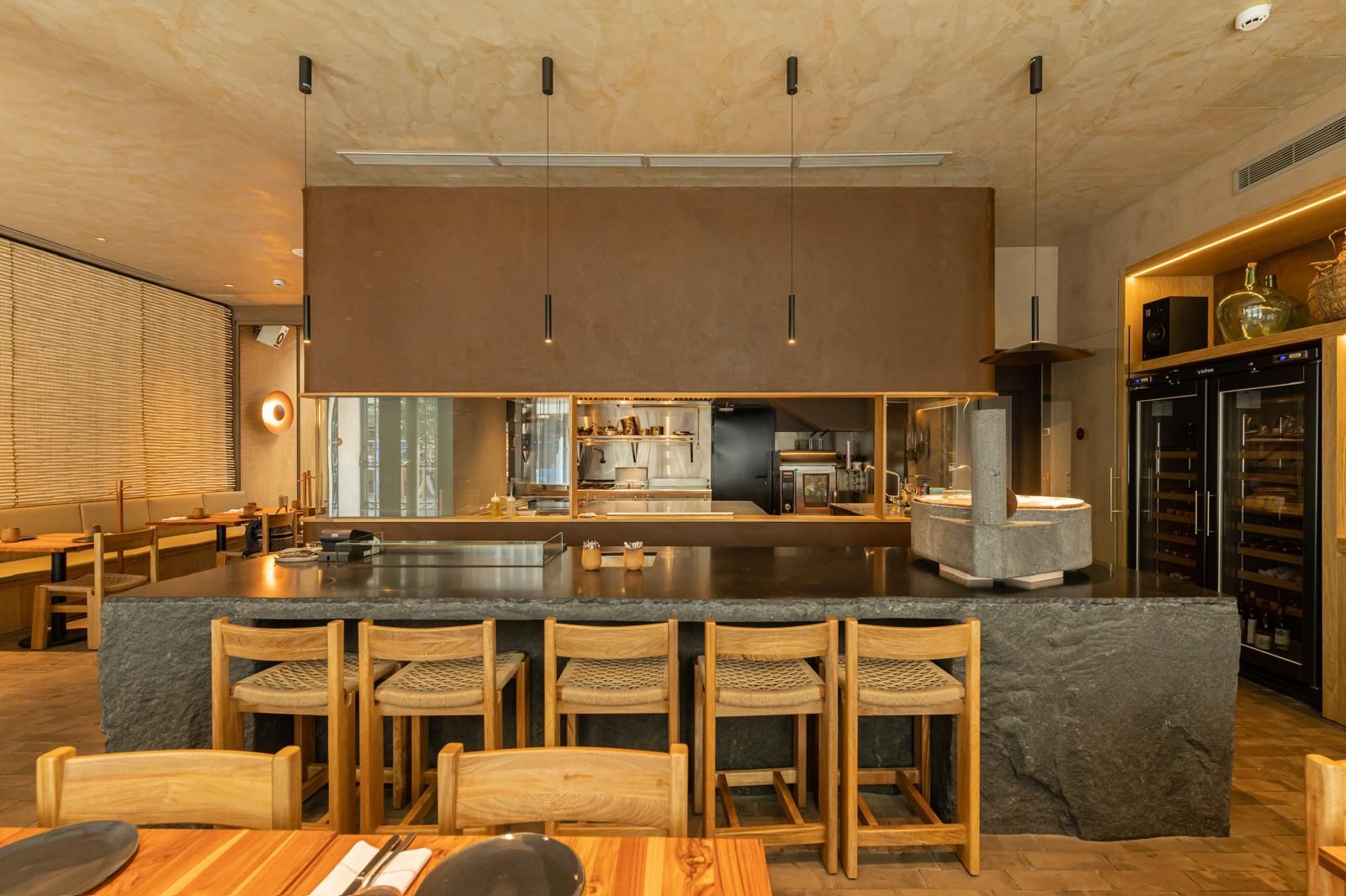 La cocina del restaurante mexicano Ticuí, recomendado por Michelin y Repsol