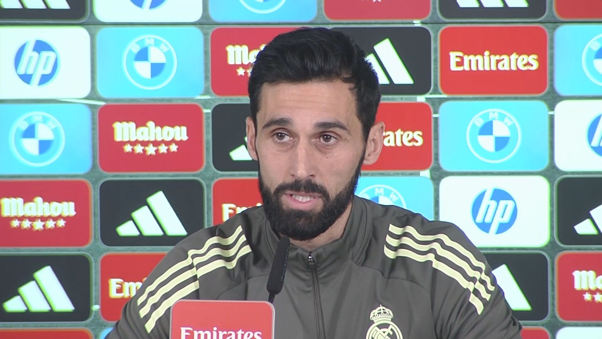 Arbeloa, en rueda de prensa en la previa ante el Rayo Vallecano