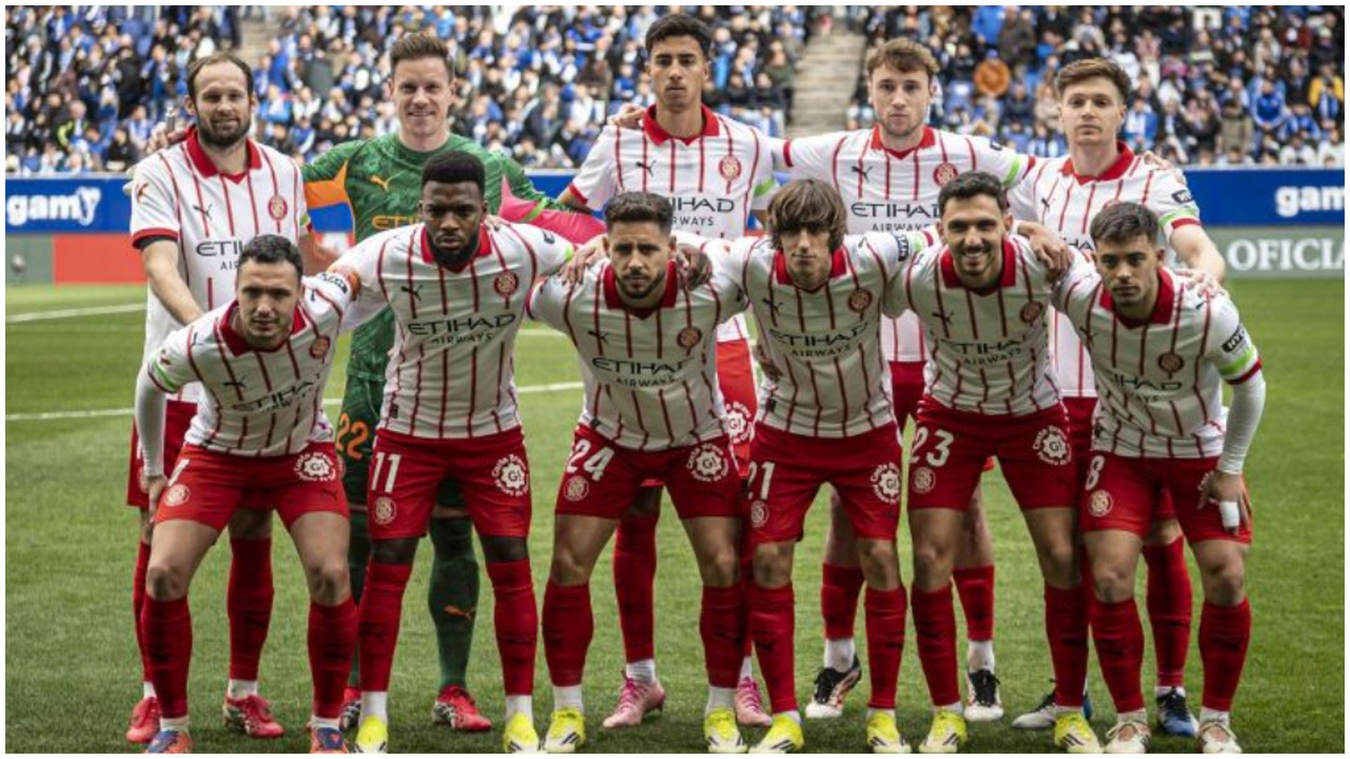 El once titular del Girona ante el Real Oviedo El once titular del Girona ante el Real Oviedo