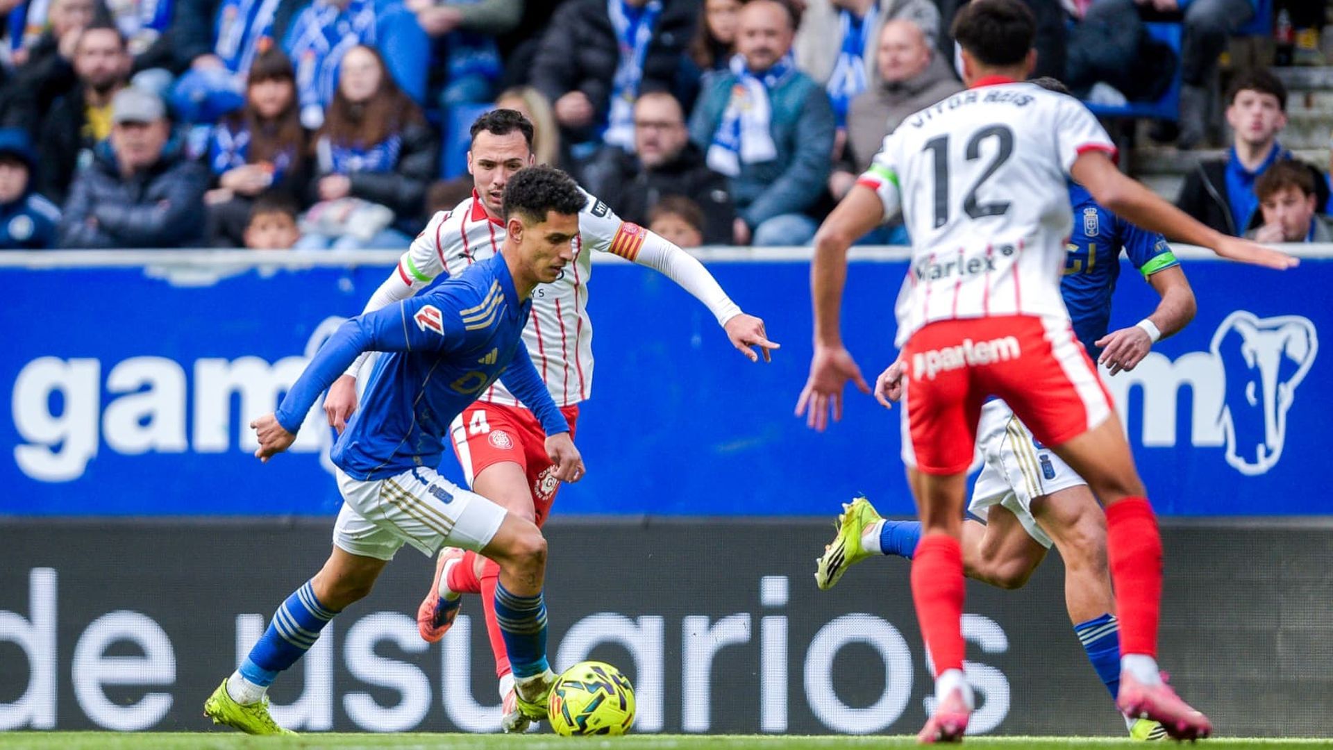 Ilyas Chaira encara en el Real Oviedo-Girona