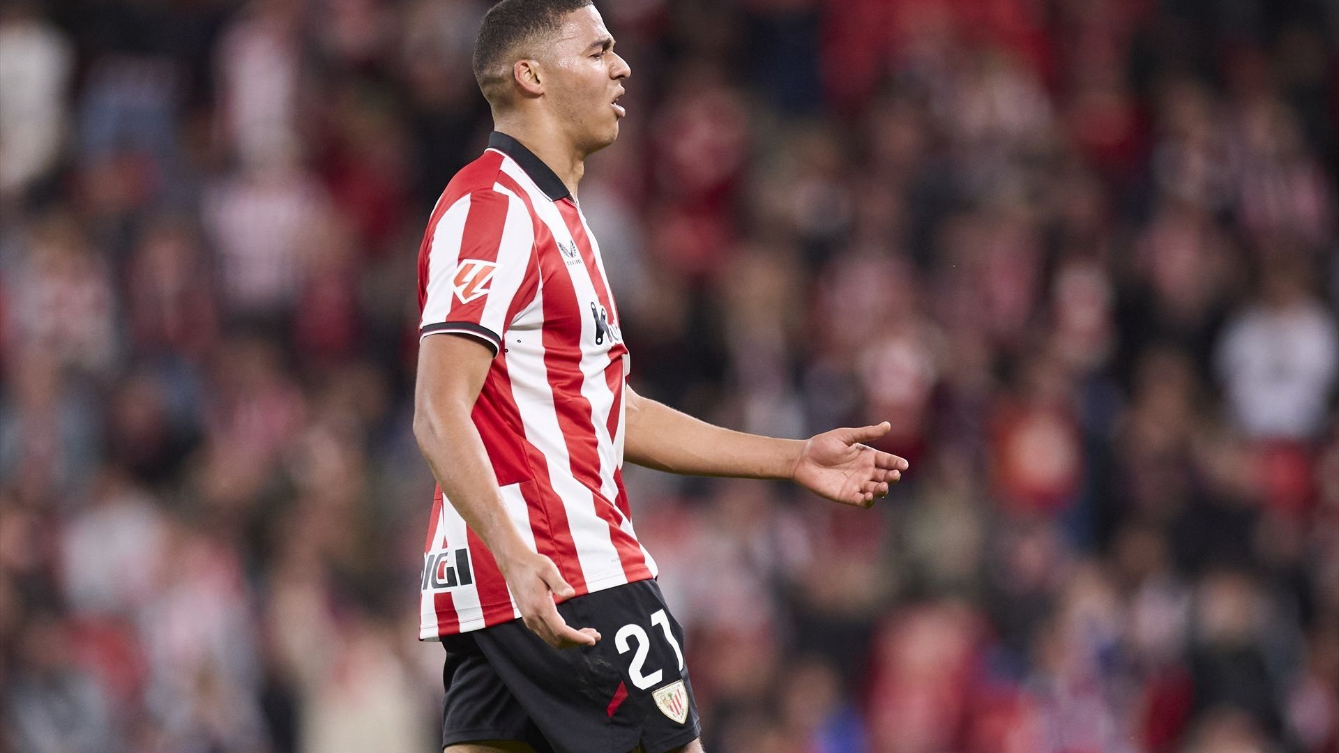Maroan Sannadi, durante un partido del Athletic Maroan Sannadi, durante un partido del Athletic