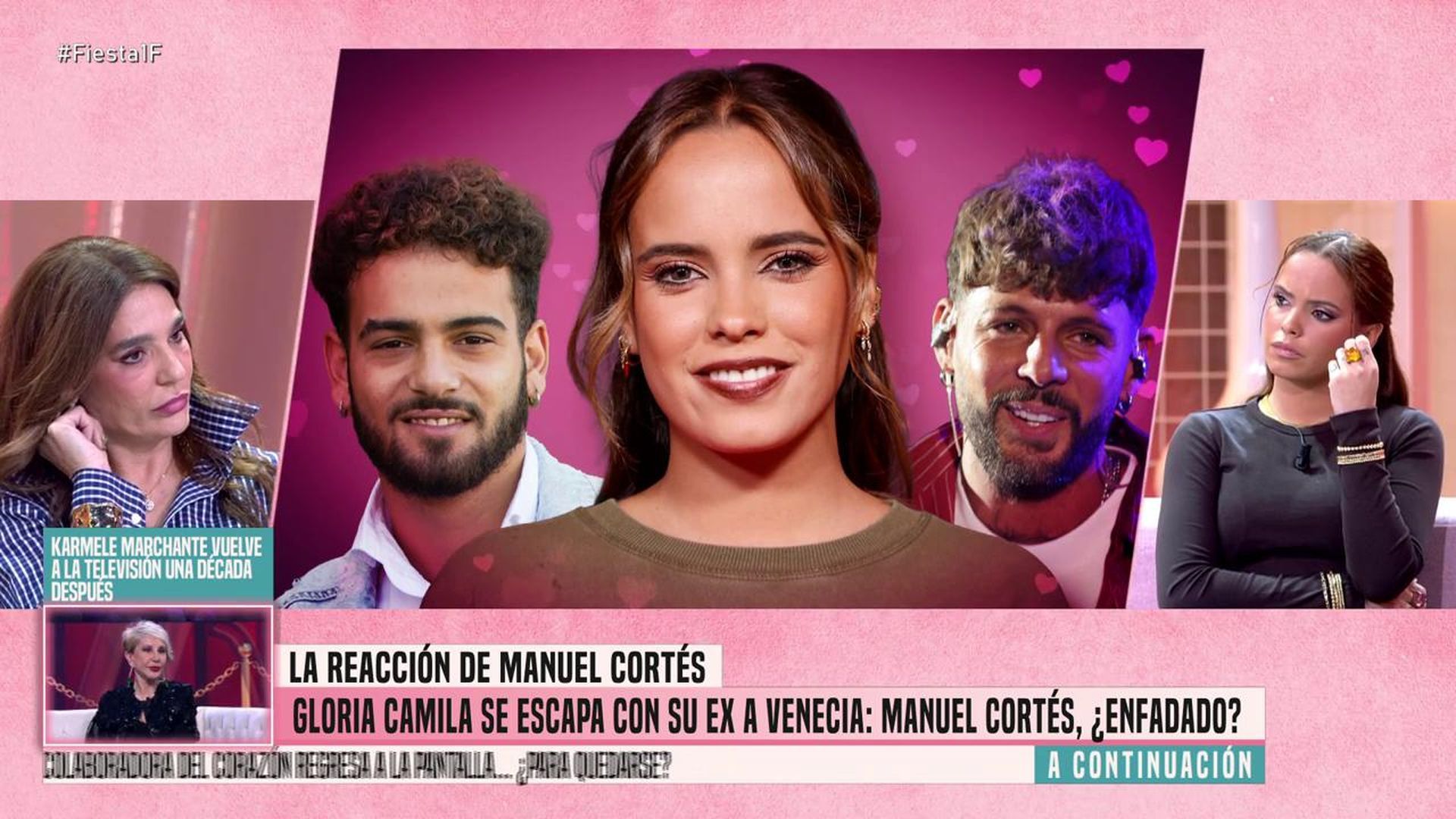 Manuel Cortés se pronuncia sobre el viaje de Gloria Camila con su ex, Álvaro García, a Venecia Fiesta 2026 Top Vídeos 1007