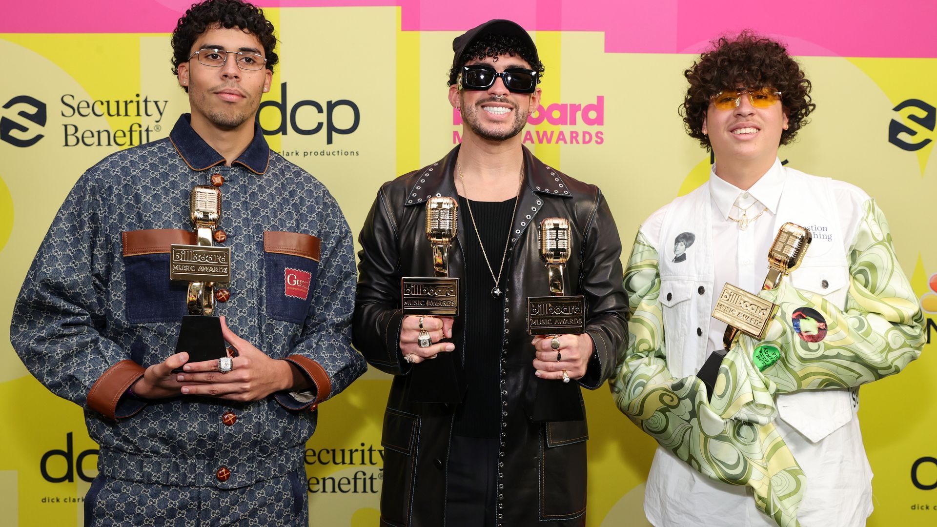 Bernie y Bysael, junto a Bad Bunny en 2021