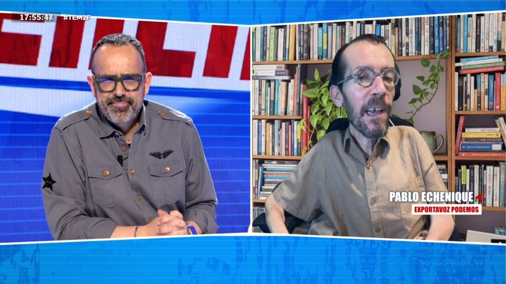 Pablo Echenique opina sobre la teoría del reemplazo de Isabel Díaz Ayuso tras la petición de Irene Montero: "Además de nazi, es una gilipollez"