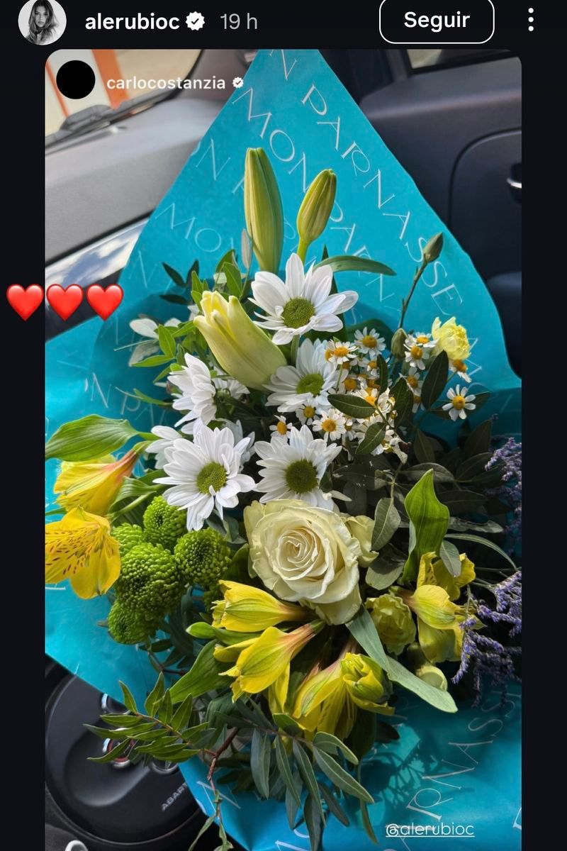 El detalle de Carlo Costanzia con Alejandra Rubio