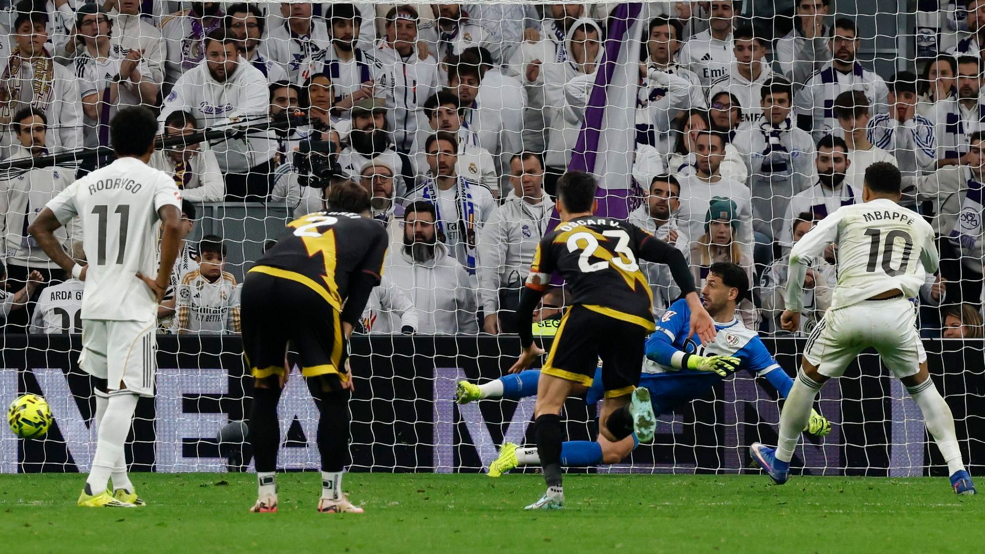 El penalti del Real Madrid ante el Rayo Vallecano