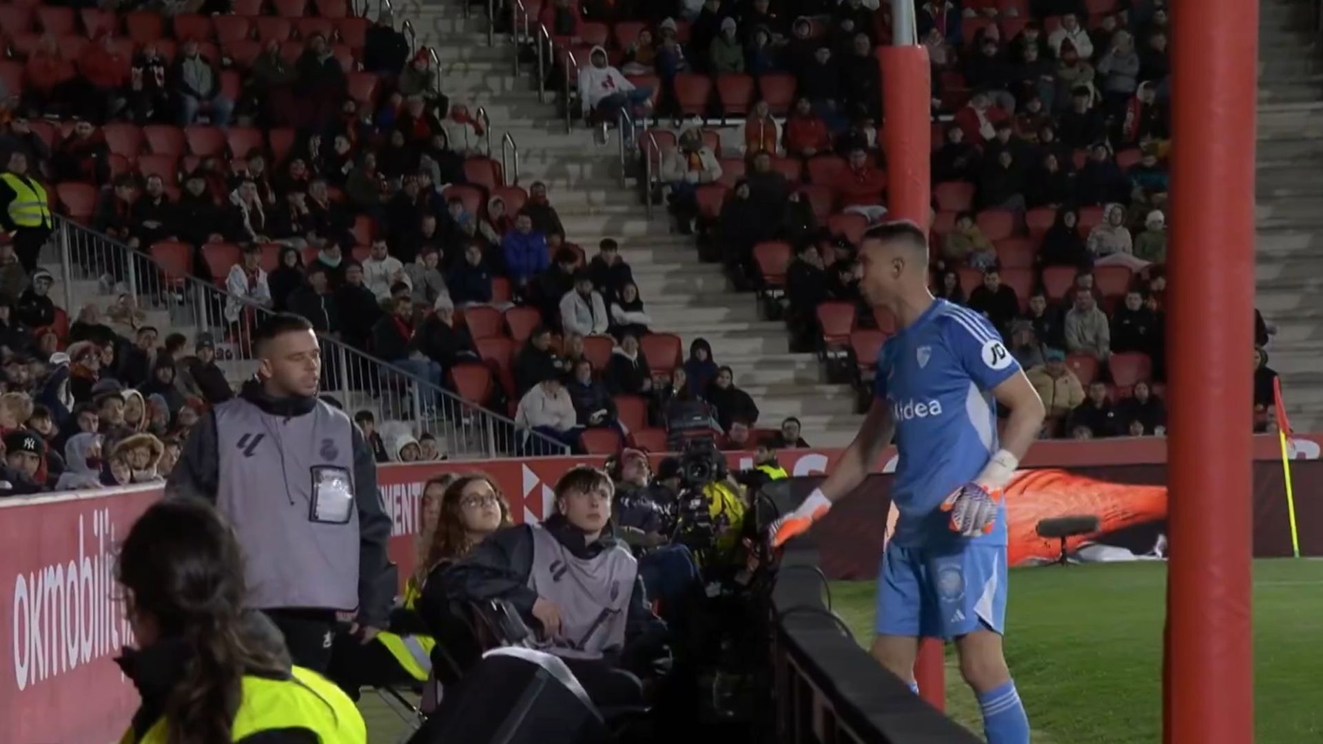 El pique de Vlachodimos con un recogepelotas del Mallorca El pique de Vlachodimos con un recogepelotas del Mallorca