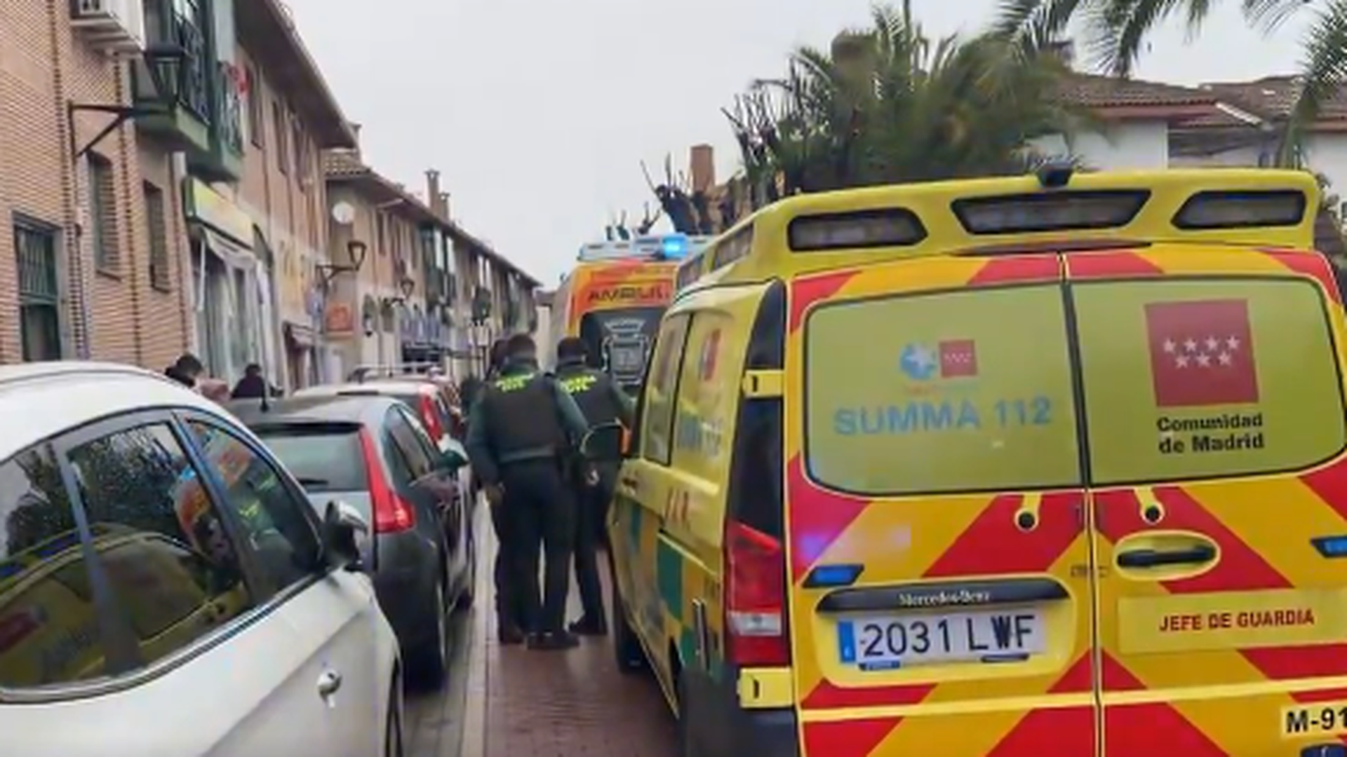 Herida de gravedad una mujer tras sufrir una agresión en su vivienda, en Sevilla la Nueva, Madrid: huesos rotos y el cuerpo quemado