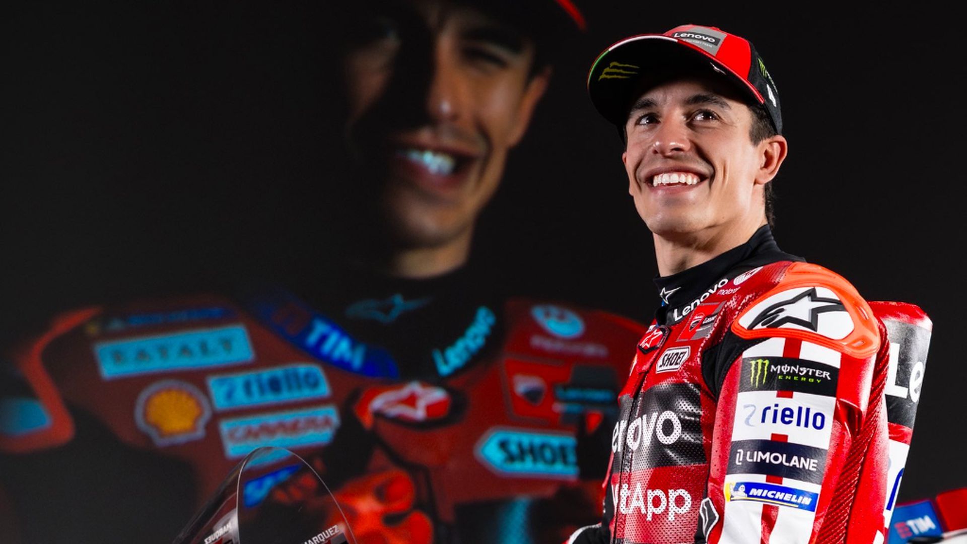 Marc Márquez, con los colores de Ducati