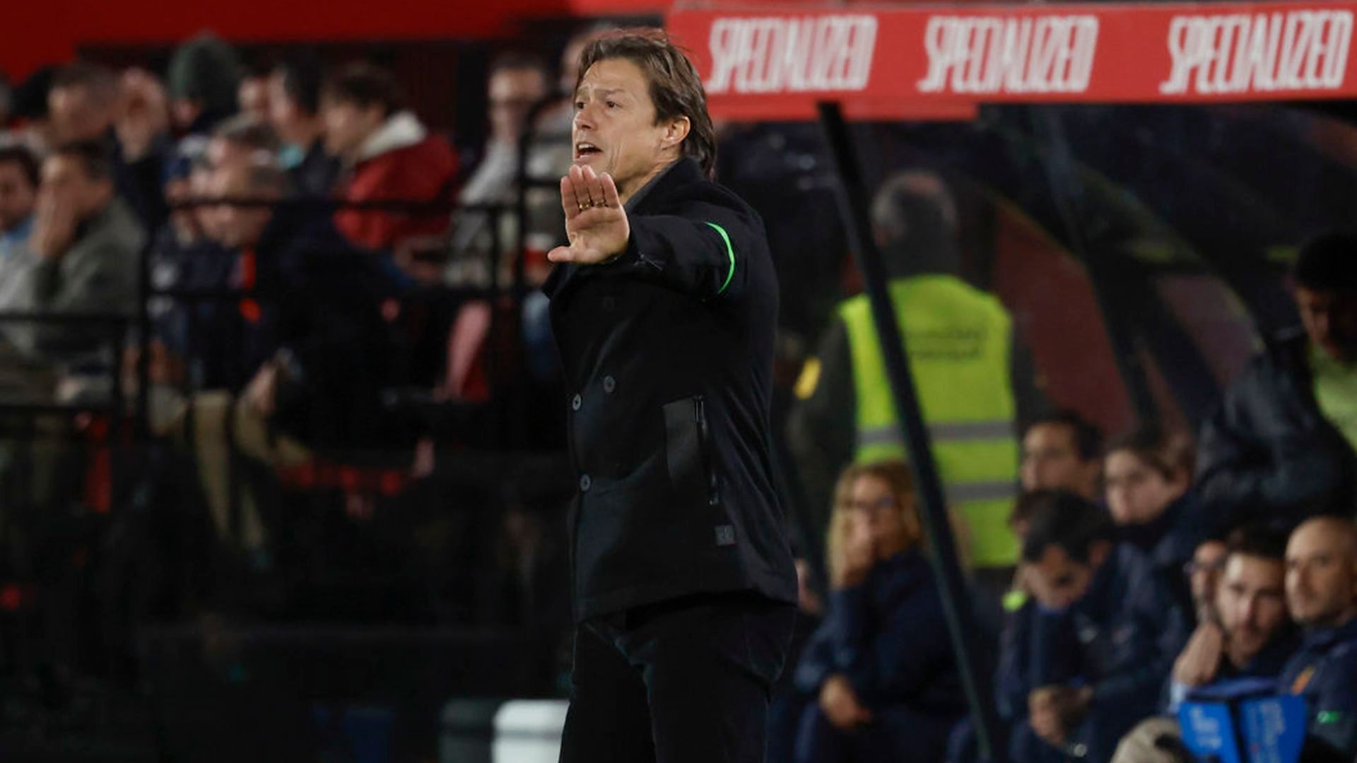 Matías Almeyda, en el Mallorca-Sevilla