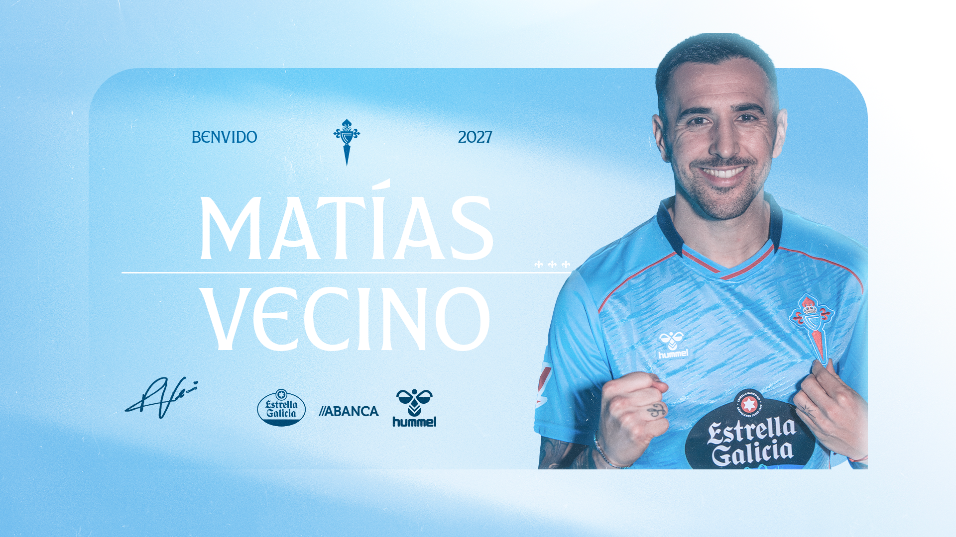 Matías Vecino, nuevo jugador del Celta