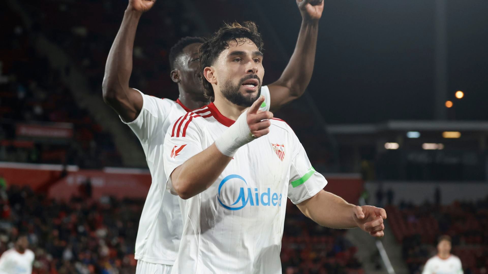 Neal Maupay, en el Mallorca-Sevilla Neal Maupay, en el Mallorca-Sevilla