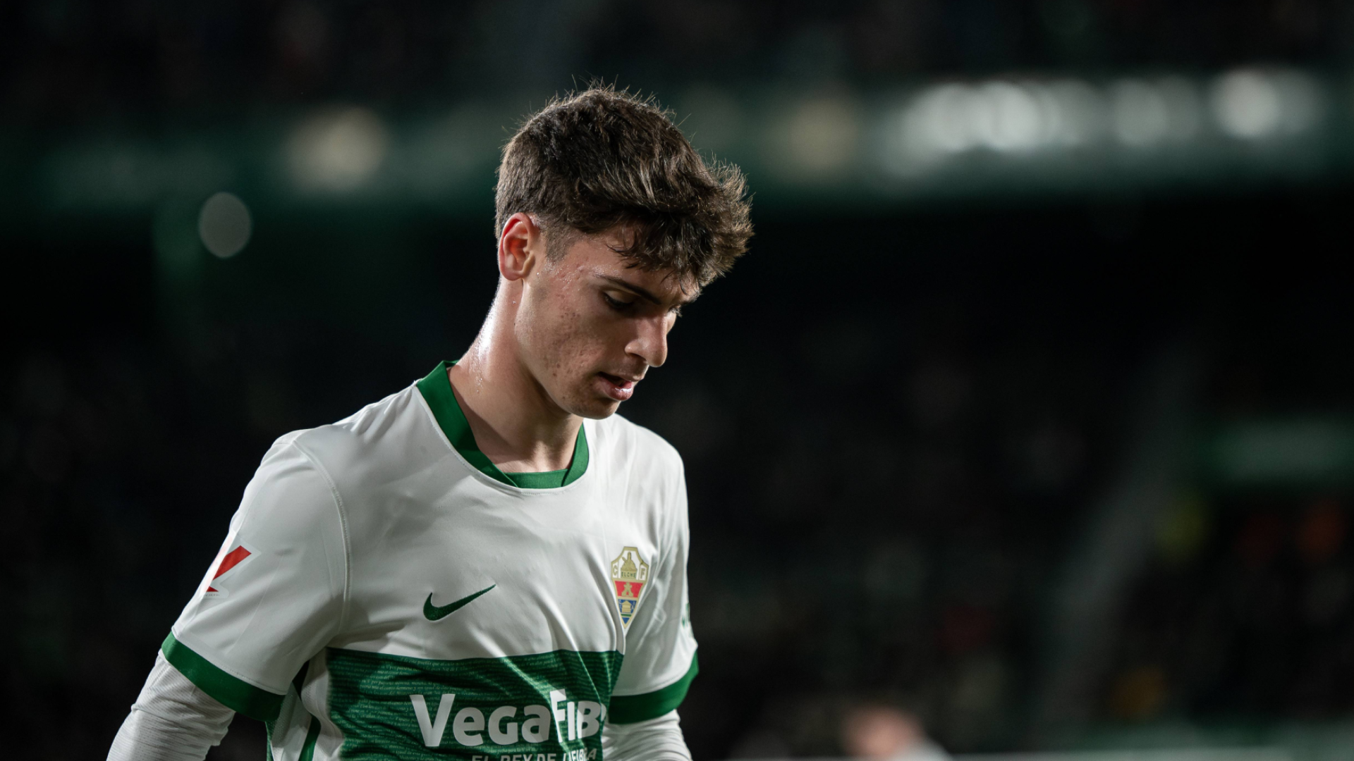 Rodrigo Mendoza, en un partido con el Elche
