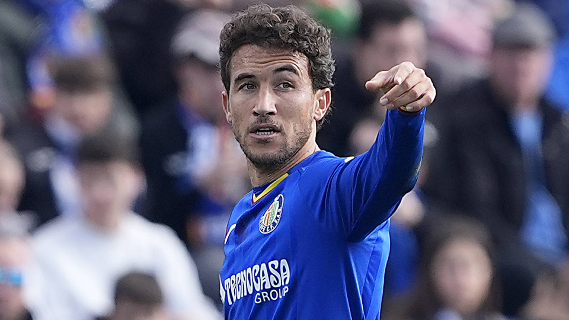 Luis Milla, en un partido del Getafe