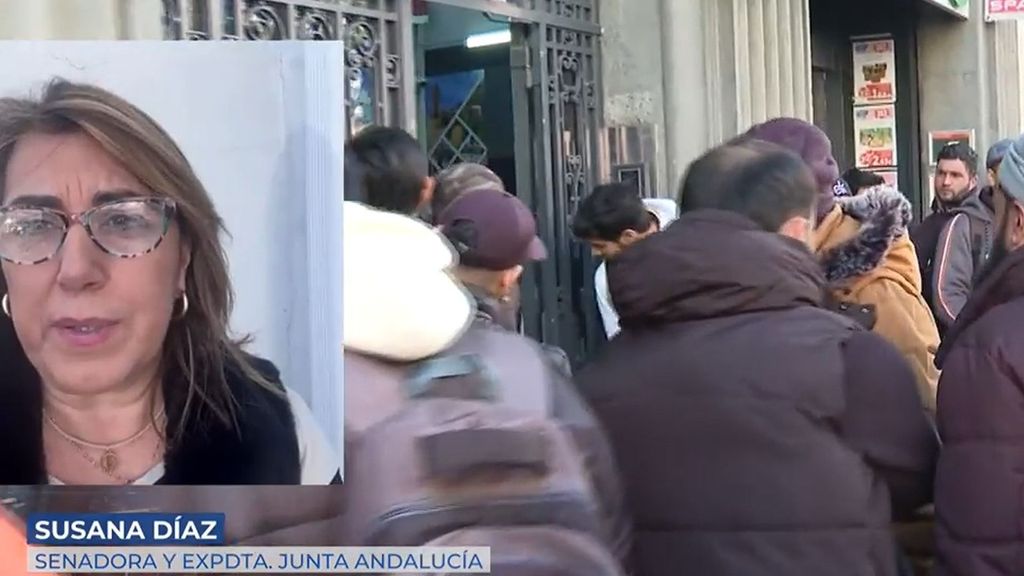 Susana Díaz, sobre la regularización extraordinaria de inmigrantes: ''Cualquier medida se convierte en un circo en este país''
