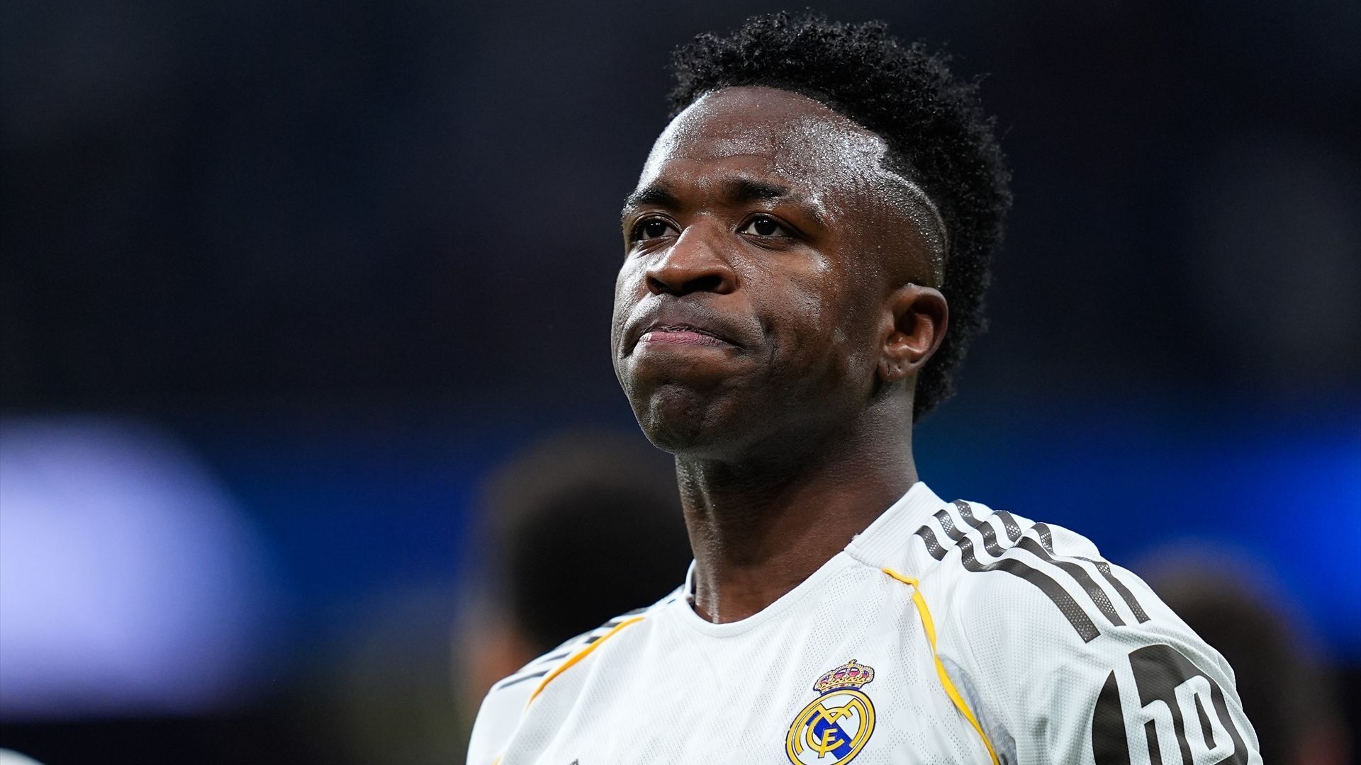 Vinicius, en el Real Madrid - Rayo Vallecano