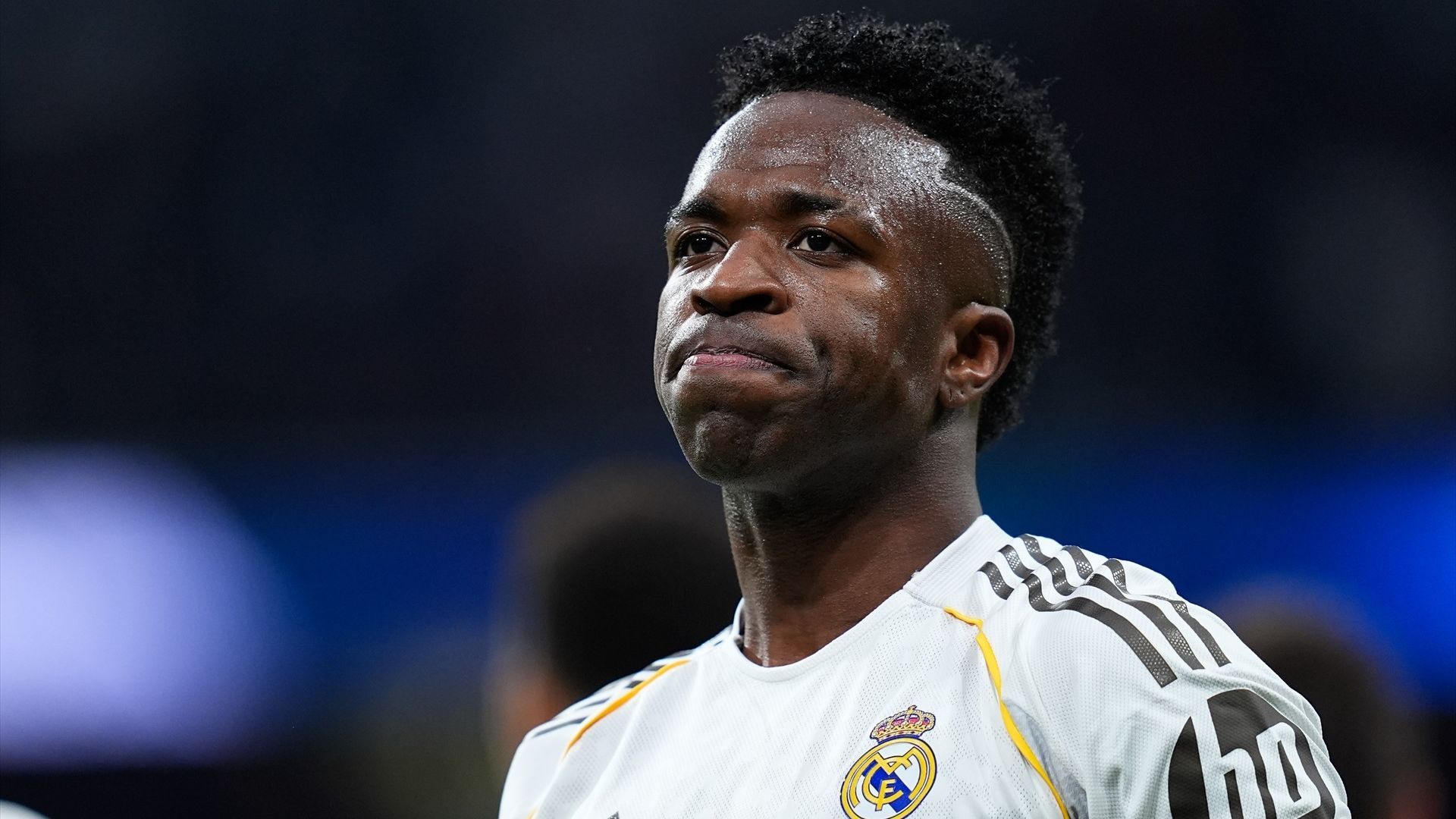 Vinicius, en el Real Madrid - Rayo Vallecano