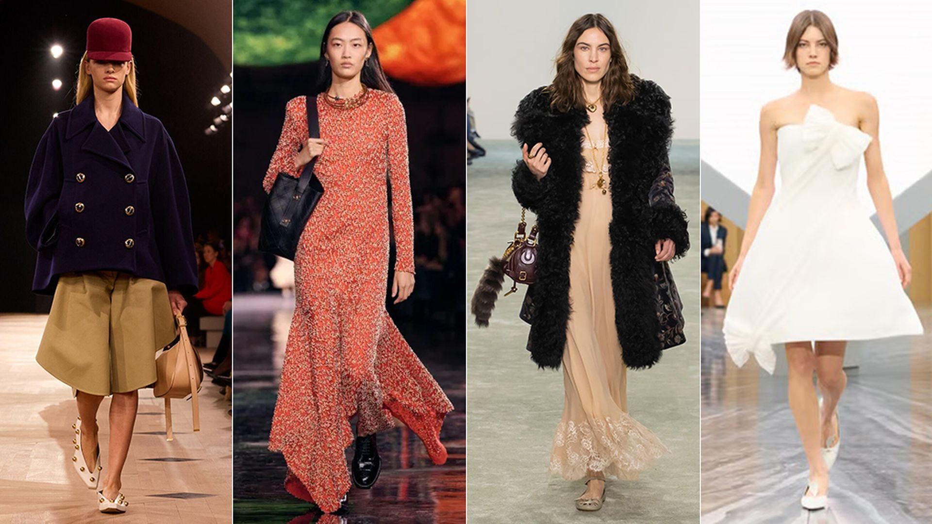 Zapatos planos en las pasarelas