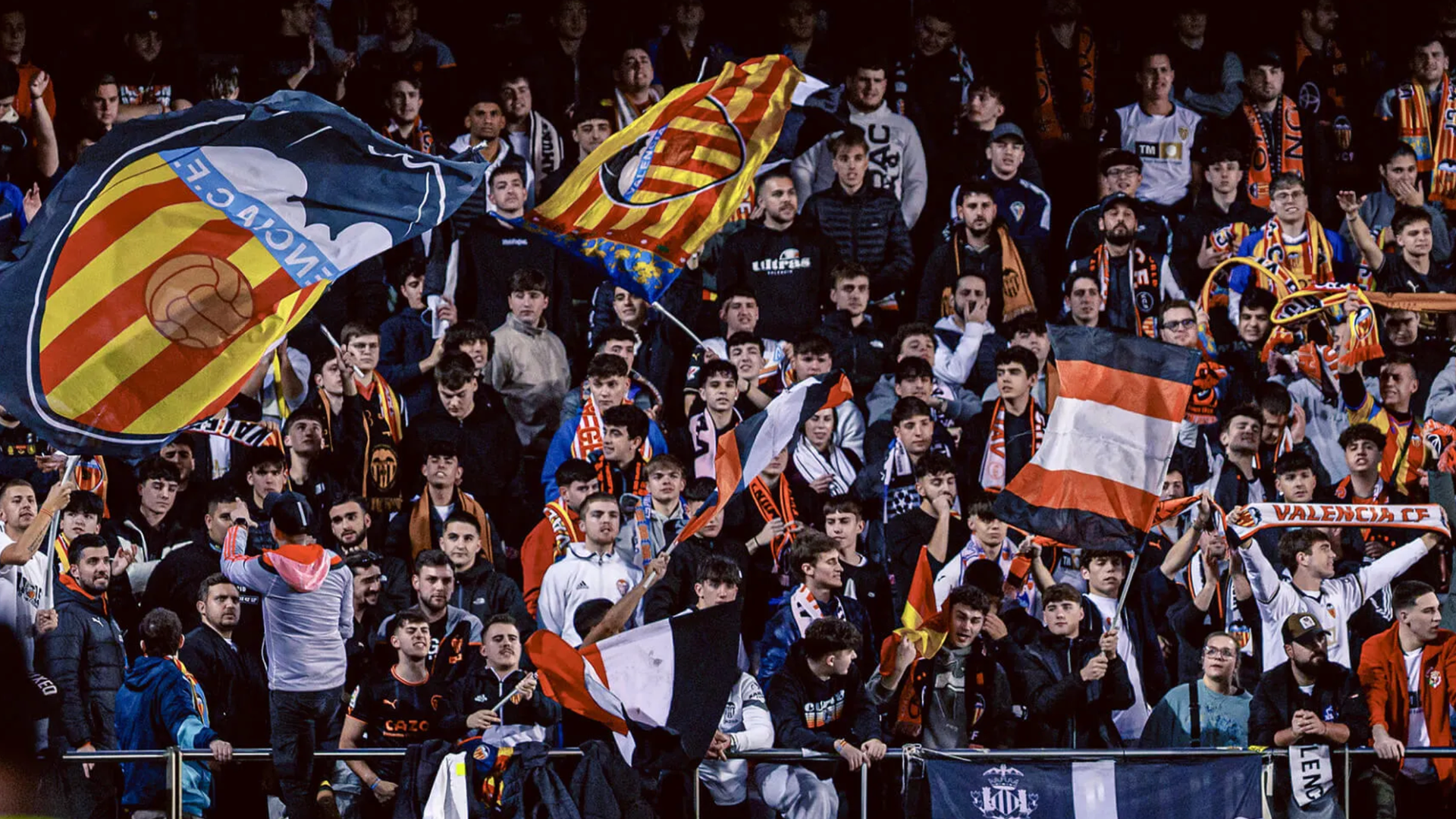 Afición del Valencia CF en Mestalla