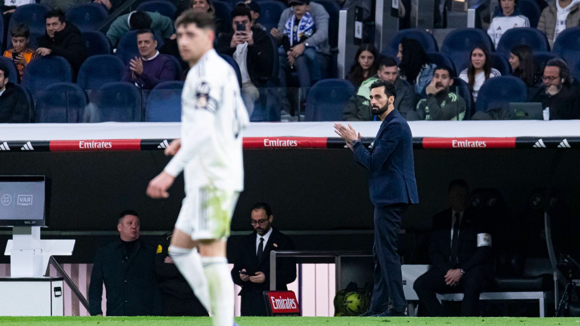 Álvaro Arbeloa en el Bernabéu