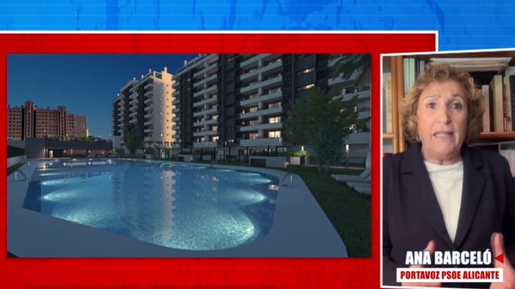 Ana Barceló, portavoz del PSOE de Alicante, tras la adjudicación de viviendas protegidas de un funcionario a su mujer: "¡Esto es un pelotazo!"