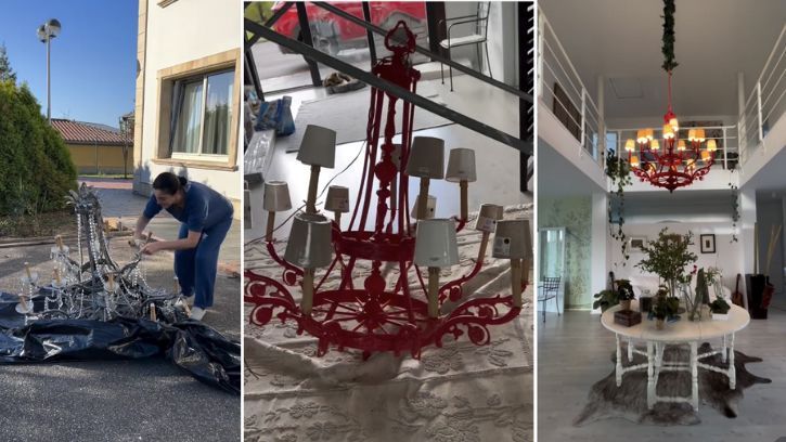 Blanca Romero está hecha una manitas