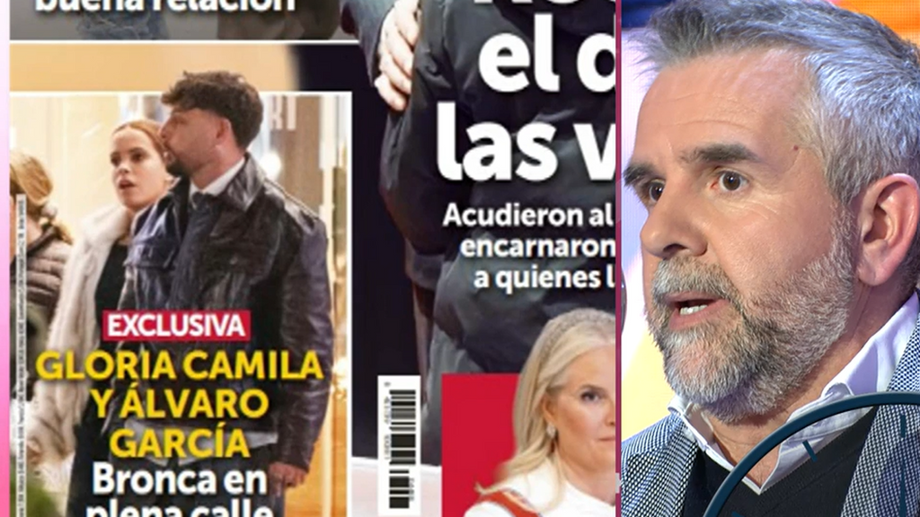 Gloria Camila y Álvaro García, pillados teniendo una bronca en plena calle: "Él lleva la voz cantante y ella se muestra fría y distante”