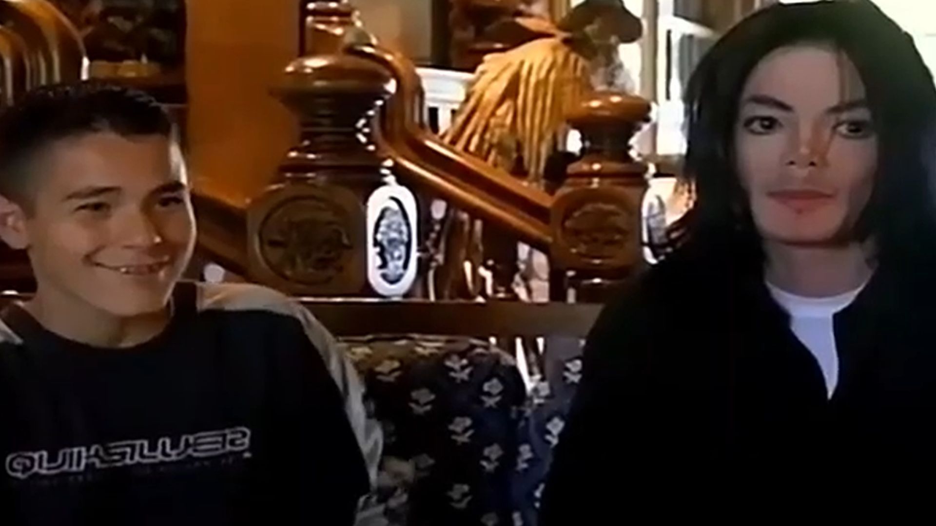 Captura de pantalla del documental 'Living with Michael Jackson'